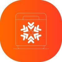 Freezer Creative Icon Design vector