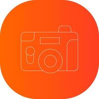 Disposable Camera Creative Icon Design vector