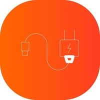 Line Circle Gradient Design vector
