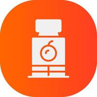 Orange Juice Creative Icon Design vector