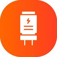 Capacitor Creative Icon Design vector