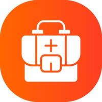 First Aid Kit Creative Icon Design vector