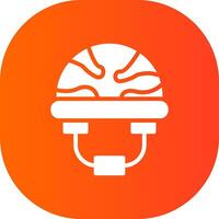 Helmet Creative Icon Design vector