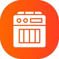 Amplifier Box Creative Icon Design vector