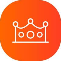 Crown Creative Icon Design vector