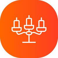 Candelabra Creative Icon Design vector