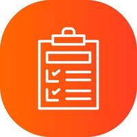 Checklist Creative Icon Design vector