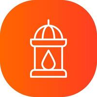 Lantern Creative Icon Design vector