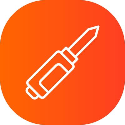 Screwdriver Creative Icon Design