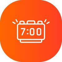 diseño de icono creativo de alarma vector