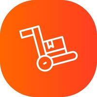 Trolley Creative Icon Design vector