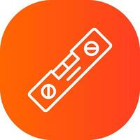 Spirit Level Creative Icon Design vector