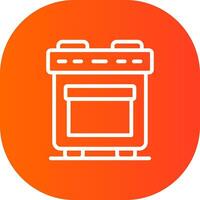 Oven Creative Icon Design vector