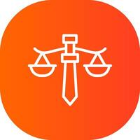 Justice Creative Icon Design vector