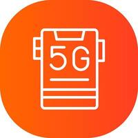 diseño de icono creativo 5g vector