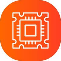 Processor Creative Icon Design vector