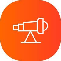 Telescope Creative Icon Design vector