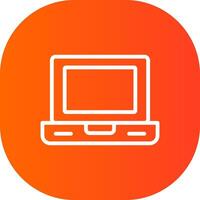 Laptop Creative Icon Design vector