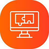 Puzzle Creative Icon Design vector