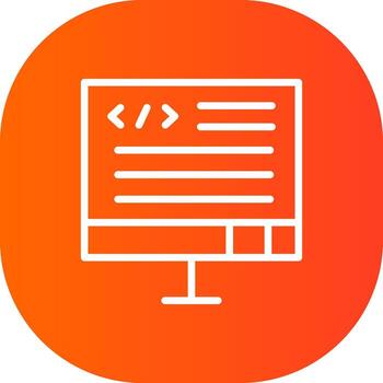 diseño de icono creativo de código vector