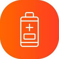 Battery Creative Icon Design vector