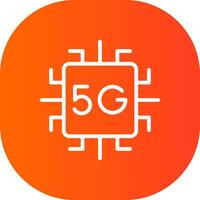 diseño de icono creativo 5g vector