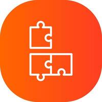 Puzzle Creative Icon Design vector