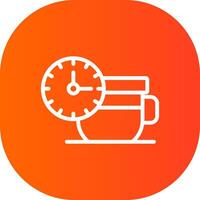 Tea Time Creative Icon Design vector