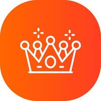 Crown Creative Icon Design vector