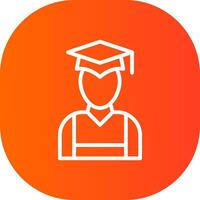 Graduate Creative Icon Design vector