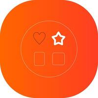 Line Circle Gradient Design vector