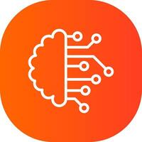 Neural Engineering Creative Icon Design vector