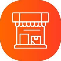 Store Creative Icon Design vector