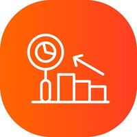 Predictive Analytics Creative Icon Design vector