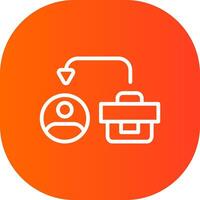 B2C Creative Icon Design vector