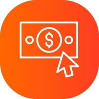 Pay Per Click Creative Icon Design vector