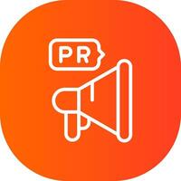 Public Relations Creative Icon Design vector