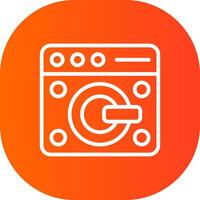 Laundry Creative Icon Design vector