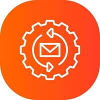 Marketing Automation Creative Icon Design vector