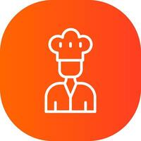 diseño de icono creativo de chef vector