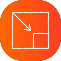 Downsizing Creative Icon Design vector