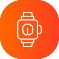 inteligente reloj creativo icono diseño vector