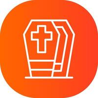 Coffin Creative Icon Design vector