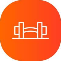 Dumbbells Creative Icon Design vector