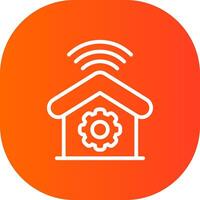 Home Automation Creative Icon Design vector