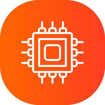 Processor Creative Icon Design vector