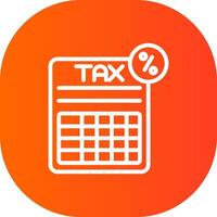 Tax Benefits Creative Icon Design vector