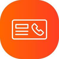 Minimal Contact Creative Icon Design vector