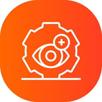 Optometry Practice Creative Icon Design vector