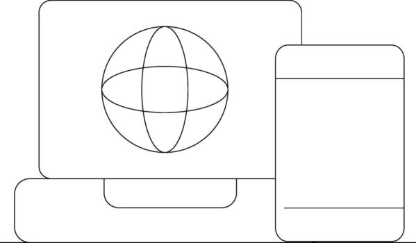 Multi Platform Creative Icon Design vector